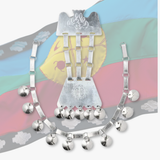 Collar Trapelacucha Mapuche Machi Aluminio Fiestas Patrias