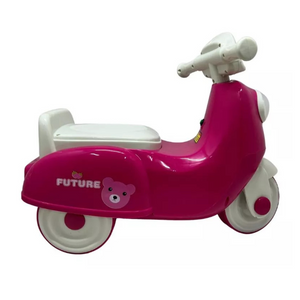 Scooter Moto Infantil con Luz y Sonido Niño Niña Fuscia de 1 a 5 años