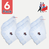 Pack 6 Pañuelos Baile Cueca 36 CM Con Bordes Bordado Pareja Fiestas Patrias