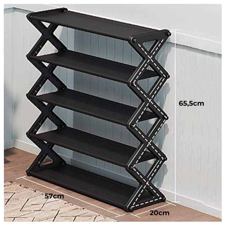 Organizador De Zapatos Zapatera 5 Niveles Organizador  Zapatos Hogar