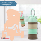 Dispensador De Alimentos Portátil Multicapa Libre de BPA  Bebés Niño Niña