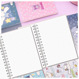 Cuadernos Universitarios Kuromi Marca Pro Arte Diseños Surtidos 100 Hojas (1 Unidad)