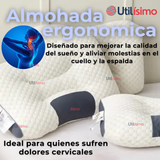 Almohada Ortopédica Ergonómicas Para Cuello y Cervical