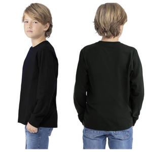 Camiseta Algodón Primera Capa Invierno Niño Cuello Redondo