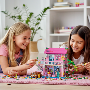 Set De Bloques Didácticos Juguete Niña Casa de Muñecas 474 Piezas