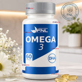 Omega 3 FNL 60 Capsulas Aceite De Pescado + Dha + Epa Sin Sabor