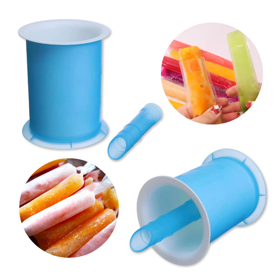 Molde Manual para Cubos Helados Caseros + 20 bolsas