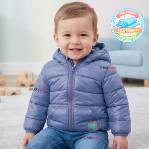 Parka Dinosaurio Con Capucha Manga Larga Niño Jump Kids