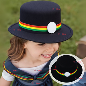 Sombrero Nortino Fiestas Patrias Gorro Niña Baile Danzas Negro