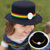 Sombrero Nortino Fiestas Patrias Gorro Niña Baile Danzas Negro