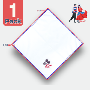 Pañuelo Baile Cueca 45CM Bordado Espuelas Fiestas Patrias