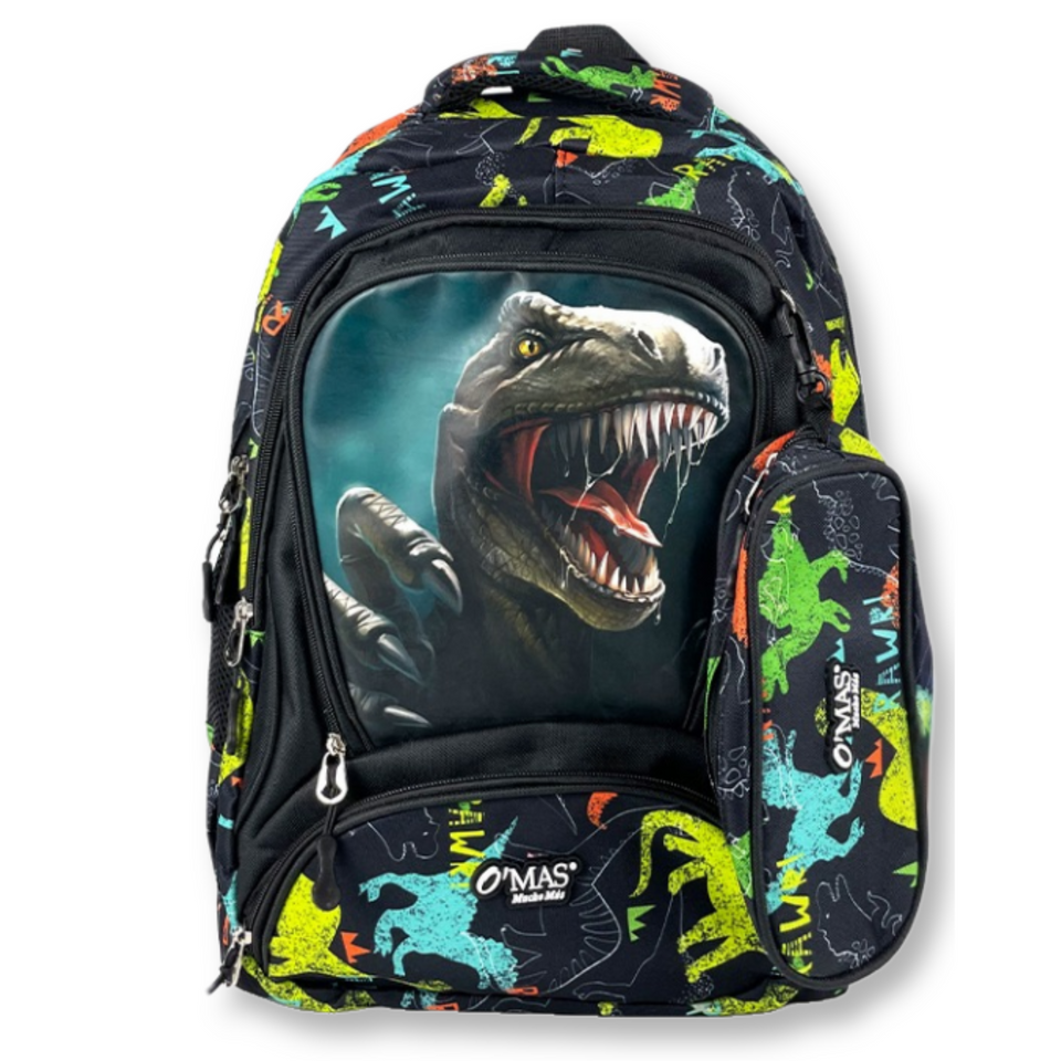 Mochila Con Lonchera Y Estuche 45cm Escolar Niño