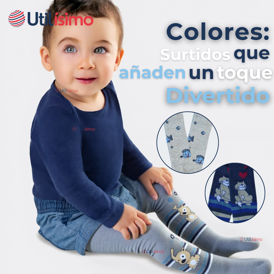 Pack 6 Pantys Primera Capa Diseños Surtidos Ballerina Niño