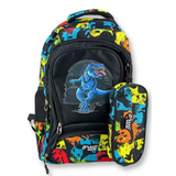 Mochila Con Lonchera Y Estuche 45cm Escolar Niño