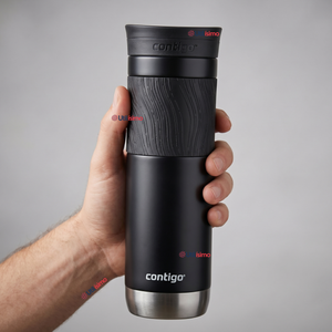 Vaso Termico Contigo Byron 2.0 Snapseal 710 Ml Negro Licorice Acero inoxidable