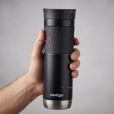 Vaso Termico Contigo Byron 2.0 Snapseal 710 Ml Negro Licorice Acero inoxidable