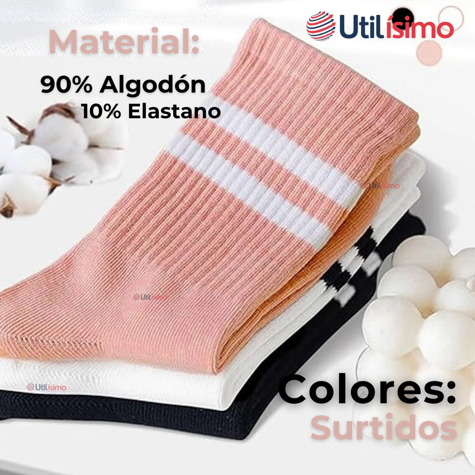 Pack 3 Calcetines Antideslizantes Largos Mujer