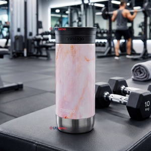 Vaso Térmico Contigo® Mug Huron Rose Quartz 473 ML Tecnología SNAPSEAL™