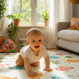 Alfombra Antigolpe Tapete Plegable Reversible para Bebés 200cm