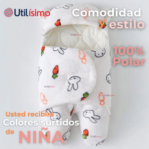 Osito Saco De Bebé Frizado Con Diseños Surtidos 3 a 9 Meses Niña