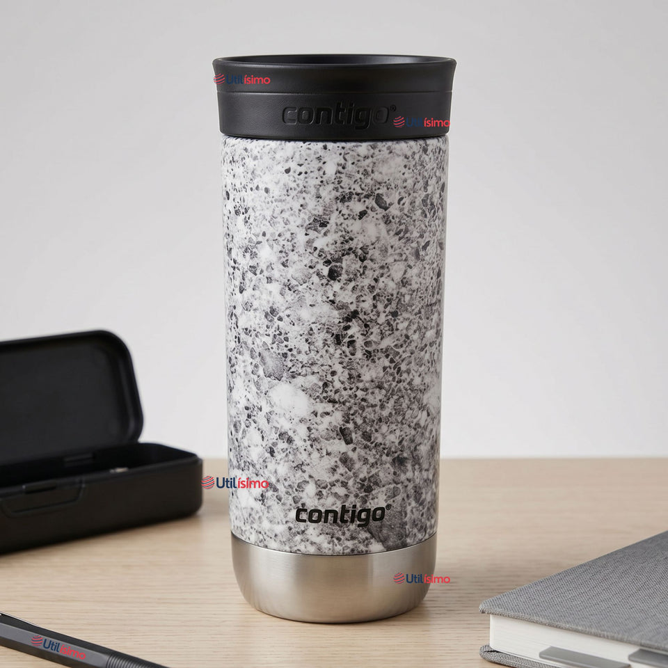 Vaso Mug Huron Couture Specked Slate Vaso Térmico 473 Ml Contigo