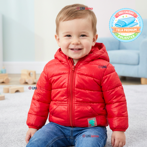 Parka Dinosaurio Con Capucha Manga Larga Niño Jump Kids