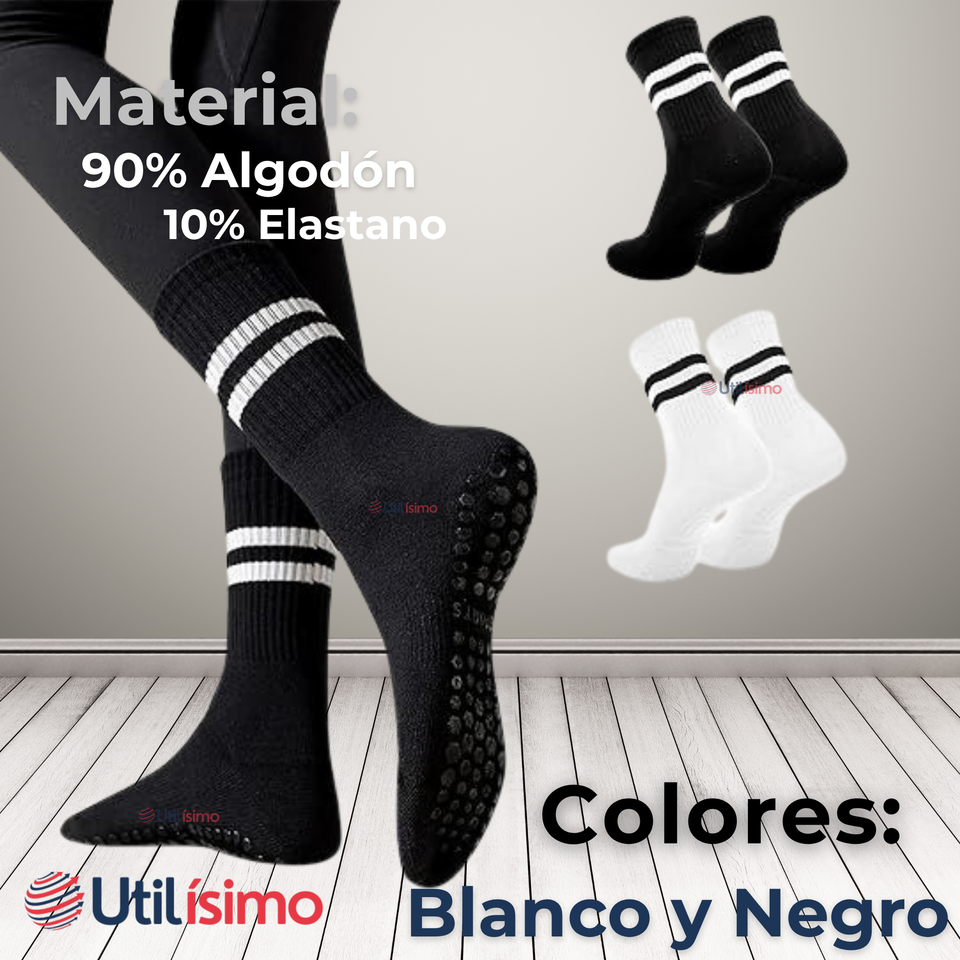 Pack 6 Pares Calcetines Antideslizantes Largos Hombre