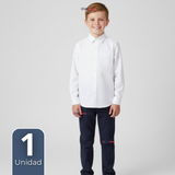 Pack 3 Camisas Colegio Escolar Manga Larga Niños y Juvenil