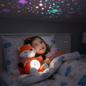 Peluche Zorro Espantacuco Con Luz Y Sonido Para Bebé Niño Niña