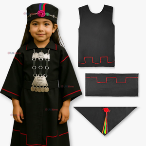 Traje Vestido Mapuche Niña Incluye Trapelacucha 0 Meses hasta Talla S Vestimenta Típica