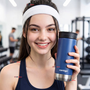 Vaso Mug Contigo Huron 2.0 473 ML Blue Corn Térmico Acero Inoxidable