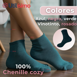 Pack 12 Calcetines Térmicos Extra Suaves Chenille Cozy Mujer Surtido