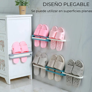 Organizador De Pared Plegable Zapatos O Toallero 3 En 1