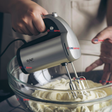 Batidora Electrica 5 Velocidades De Mano RAF Acero Inoxidable Mutifuncional