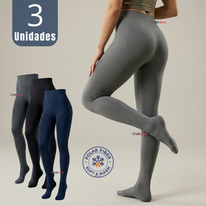 Pack 3 Ballerinas Primera Capa Mujer Polar Colores Surtidos Elásticada  Térmica