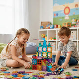 Juego Bloques De Construcción Magnéticos 3D 66 Piezas para Niños