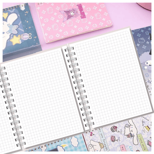 Pack 10 Cuadernos Universitarios Kuromi Marca Pro Arte Diseños Surtidos 100 Hojas