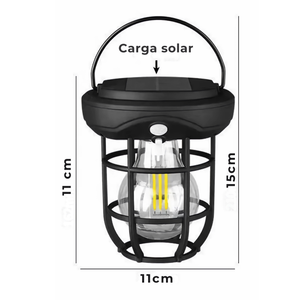 Farol Solar Foco Con Sensor De Movimiento Panel Solar Terraza Jardín Patio Exterior