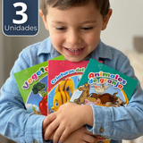 Pack 3 Libro Para Colorear Pintar  Educativo Con Stickers Diseños Surtidos