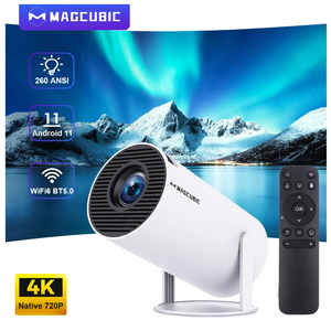 Proyector MagicCubic HY300 4K Android 11 Bluetooth HDMI