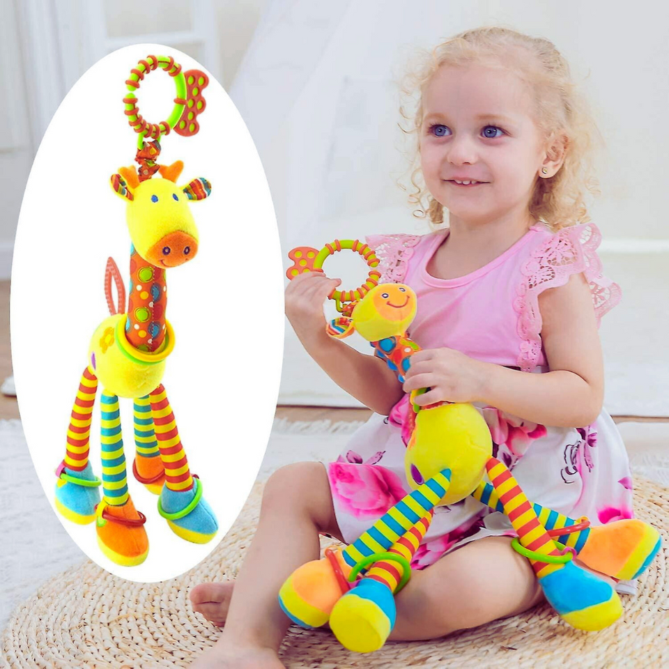 Peluche Sonajero De Bebé Mordedo Jirafa Peluche Sensorial Surtidos