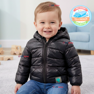 Parka Dinosaurio Con Capucha Manga Larga Niño Jump Kids