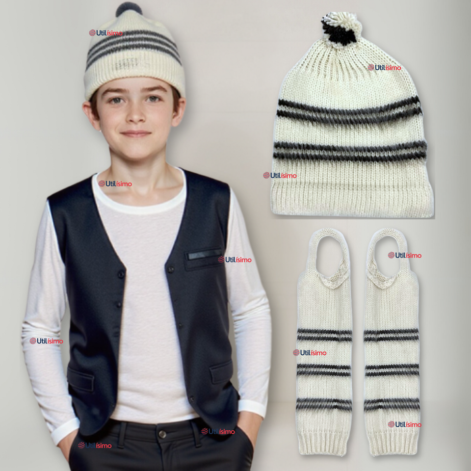 Traje Chilote Gorro Fiestas Patrias Niño Chile