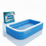 Piscina Inflable Rectangular 260x170x60 CM Color Azul