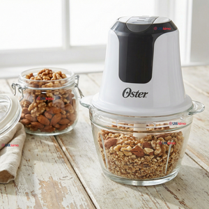 Mini picadora Oster® 3 tazas con tazón de vidrio FPSTFP3340
