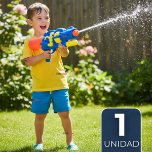 Pistola De Agua 500ml 45cm Colores Surtidos Juguete Lanza Agua Niño Niña