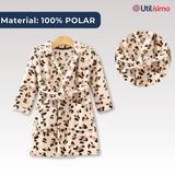 Batas De Baño Con Capucha Y Bolsillos Niño Y Niña Polar