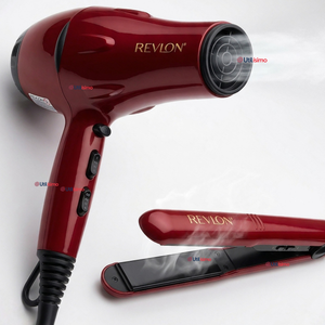 Set Secador y Plancha Alisadora Portátil Revlon 2000W