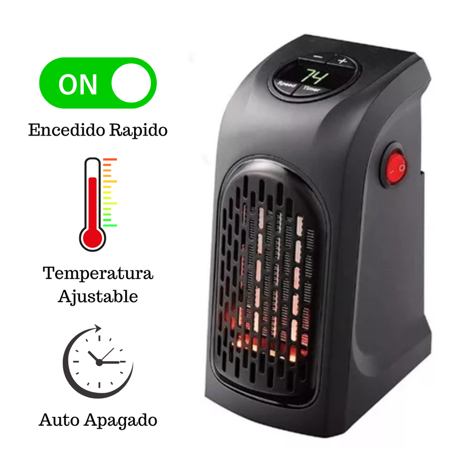 Calefactor Eléctrico + Control Remoto 400w