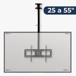 Soporte TV Techo Pared Ajustable 55Kg 26 a 55 Pulgadas 26 27 28 29 32 37 39 40 42 43 46 47 48 49 50 51 52 55